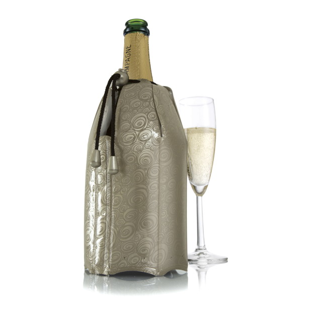 Vacu Vin Active Champagne Cooler Elegant Stainless Steel